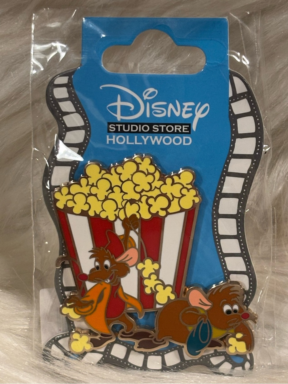 Disney Studio Store Hollywood DSSH Jaq & Gus With Popcorn Pin